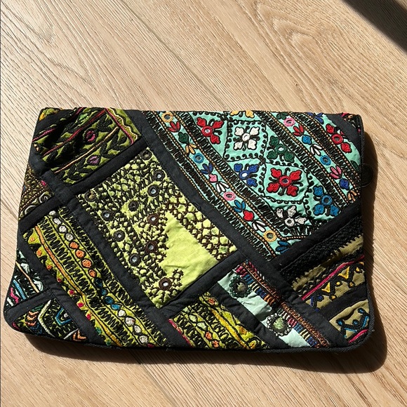 ANTI BATIK Embroidered Clutch - Picture 2 of 11